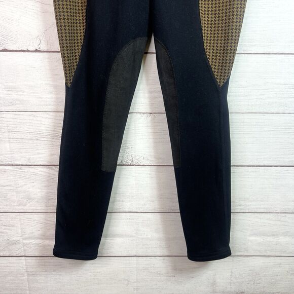 Kerrits Flow Rise Peformance Riding Pants In Amber Houndstooth Brown Women’s 6 - Picture 5 of 11